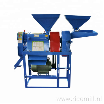 Mini mobile combine rice mill machine